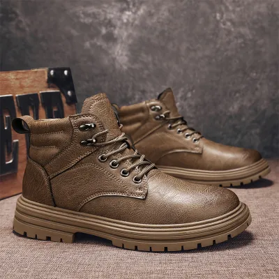 BRITISH STYLE CASUAL LEATHER MEN'S SHOES GB-9929